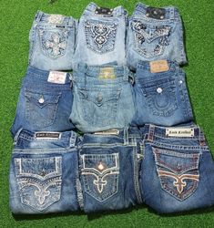 MISS ME , ROCK REVIVAL , TRUE RELIGION JEANS  (M 0..