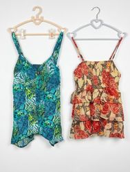 Women's Strappy Camisole Tops and Slip Dresses