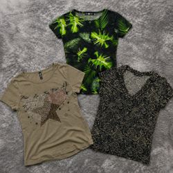 Retro Casual Half Sleeve Tops