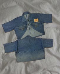 Upcycled Levi’s Minimal Crop Jacket