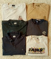 Mix bundle Stüssy C.P. Company Carhartt bape Shirt..