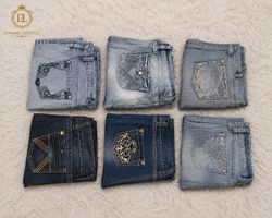 High- waist flare jeans modern denim style