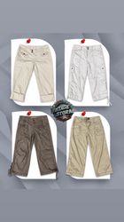 Y2K Cotton Cargo Capri