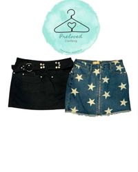 Y2k denim skirts (180826-18)