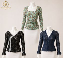 Full sleeves mesh top