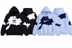 CR2163 Upcycled Branded Graphic Hoodie