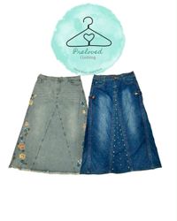y2k denim maxi skirts 15 pcs (100826-15)