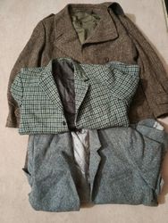 Harris tweed wool blazzers