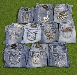 MISS ME ROCK REVIVAL TRUE RELIGION JEANS (008)