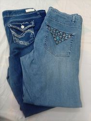 CR12438 Y2K Flare Jeans