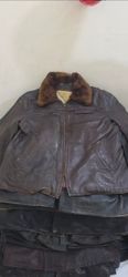 Mens vintage leather jackets french/german