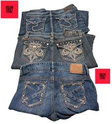DESIGNER WOMEN'S FLARED JEANS BRAND'S INCLUDED AME..
