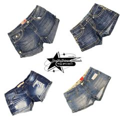 Y2K NYC, IT, GIRL, DENIM, SHORTS, B2F-065