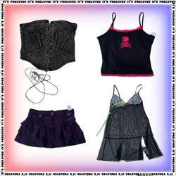 Goth Girl Date Night - tops, dresses, skirts (SS-2..
