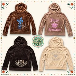 Y2K Glam Juicy Couture Velour Tracksuit Set Collec..