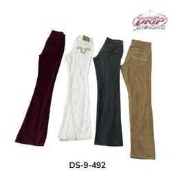 Trendy Y2K Corduroy Pants For Aesthetic Everyday L..