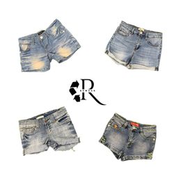 Y2K Amethyst Denim Shorts RW-2635