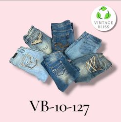 Y2k bootcut flare embroidery jeans (VB-10-127) 14 ..