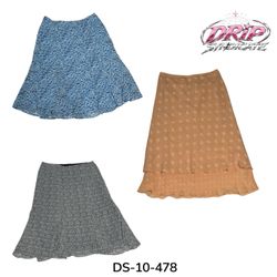 Patterned Midi Skirts (DS-10-478)