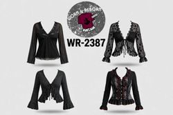 Y2k whimsigoth tops WR-2386