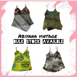 Y2K Cami Tops Bundle - Boho Floral, Zebra, Fairy G..