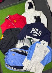 Football Club Track Jacket & Vintage Windbreaker