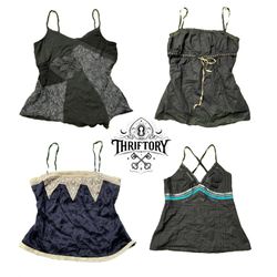 Y2K European Girls Gothic Vibe Camisoles TY-193