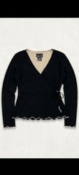Y2K Black Long Sleeve Top Oct-04