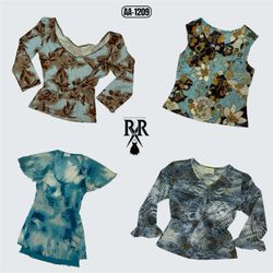 Y2K Oceanic Vibe Mix Tops (AA-1209)