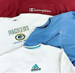 Mix branded sweatshirt Crew neck