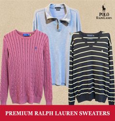 Premium Ralph Lauren Sweaters including 1/4 Zip