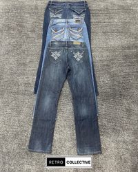 Y2K Jeans Bootcut / Flare Decorados - #080926
