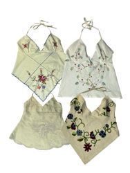 Upcycle Embellished Cami Tops TR 652