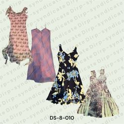 Y2K Rhinestone Bodycon Dresses (DS-8-010)
