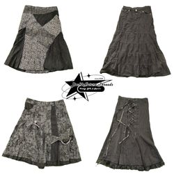 Y2k Unique Girl Corduroy Skirt B2F-127
