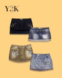 Y2K Denim Mini Skirt Bundle (Yv-814)