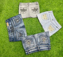 Y2K Embroidered Skirts