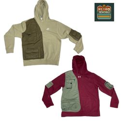 A/W Upcycled Branded Hoodie Cargo Pants