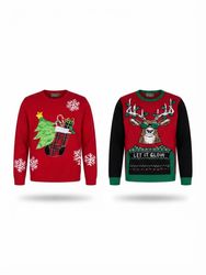 (FV-2361) Vintage style  Christmas Sweater Bundle ..