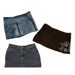 Jupes en denim mini
