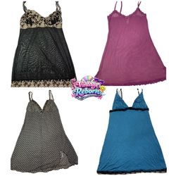 Lace Slip Dress & Chemise Nightwear Y2K Edit | VR-..