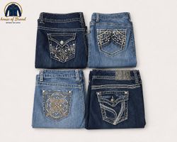 Statement flared denim