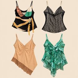 Y2k Boho Statement Tops