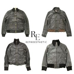 Y2K Unique Leather Jackets RE-3798