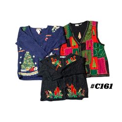 Wholesale Vintage Christmas Sweaters Bundle | 10pc..