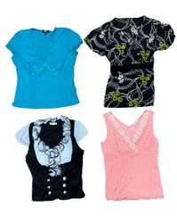 Y2K Sheer Blosue 15 pcs At 1226