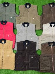 Upcycled Carhartt vest Gilet