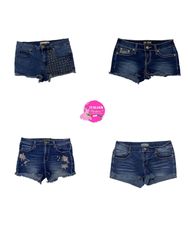 Y2K signature embellished shorts