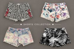 Floral & Graphic Shorts