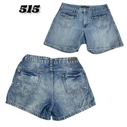 Stylish Pocket Detail Denim Shorts (brands) Americ..